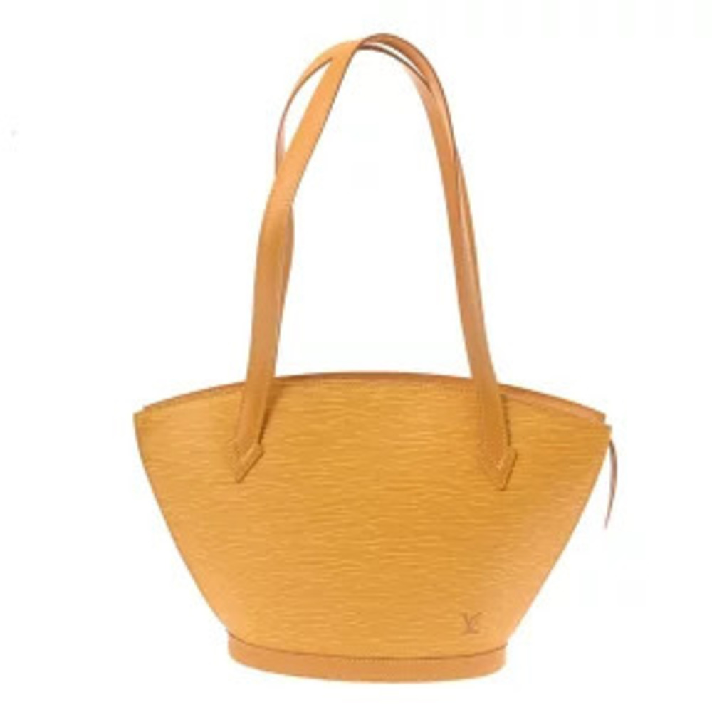 Louis Vuitton Epi Saint Jacques Shopping Bag Tassili Yellow Leather Handbag